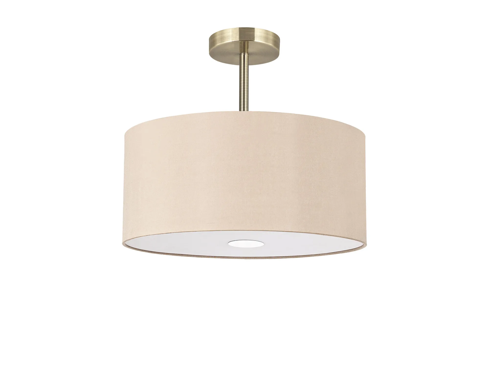 Universal 40cm Frosted Acrylic Diffuser Chrome Centre White D0319  Deco Universal